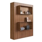 Cama Articulável Vertical Casal Vancouver Nogal