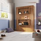 Cama Articulável Vertical Casal Vancouver Nogal