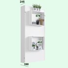 Cama Articulável Vertical Solteiro Vancouver Branco