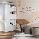 Cama Articulável Vertical Solteiro Vancouver Branco