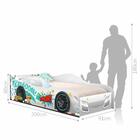 Cama Auto Car Solteiro Premium Branco