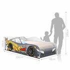 Cama Auto Car Solteiro Premium Chumbo