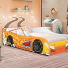 Cama Auto Car Solteiro Premium Laranja