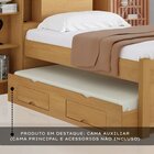 Cama Auxiliar 2 Gavetas Premium Cinamomo