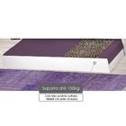 Cama Auxiliar - Acabamento Alto Relevo Em Verniz Uv - 100% Md