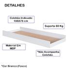 Cama Auxiliar Com Rodizios Bb692 Comm