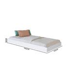 Cama Auxiliar Infantil Solteiro Yuma Branco