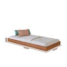 Cama Auxiliar Infantil Solteiro Yuma Nogal