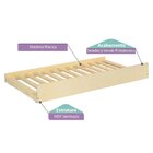 Cama Auxiliar Prime Ii Casatema Madeiraoriginals Natural