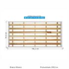 Cama Auxiliar Solteiro Branco - Santos Andirá