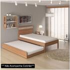Cama Auxiliar Solteiro Cm8008 Amêndoa