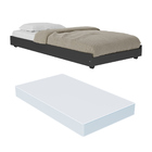 Cama Auxiliar Solteiro Com Colchão Incluso Multimóveis Cr35104