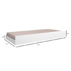 Cama Auxiliar Solteiro Juvenil Para Modulado Chiara Branco