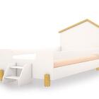 Cama Ayla Solteiro Branco/mel Divaloto