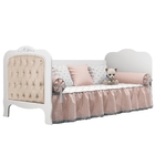 Cama Babá Império Branca E Capitonê