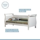 Cama Babá Infantil Allegra 100% Mdf Branco