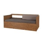 Cama Babá Mel com Gavetas e Almofadas