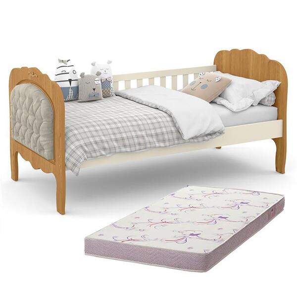 Cama Babá Provence New Com Capitonê E Colchão Physical D20 -