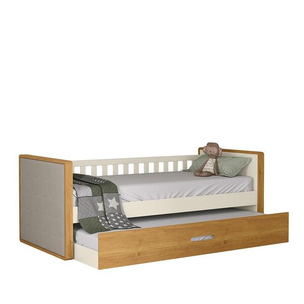 Cama Babá Tutto New Com Capitonê E Auxiliar - Matic Móveis