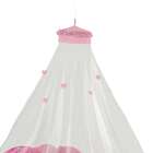 Cama Barbie Plus Com Dossel De Teto - Pura Magia - Rosa