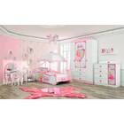 Cama Barbie Star Com Dossel - Pura Magia - Rosa