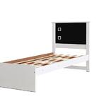 Cama Barcelona Solteiro Branco/preto - Tebarrot