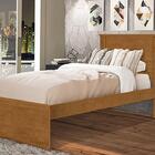 Cama Barcelona Solteiro Nature C/ Colchão - Tebarrot