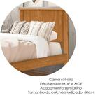 Cama Barcelona Solteiro Nature - Tebarrot Móveis