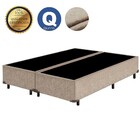 Cama Base Box Queen Bipartido 1 58 X 1 98 X 0 28 Suede Amassa