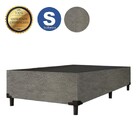 Cama Base Box Solteiro 0 88 X 1 88 X 0 28  Suede Amassado Lob