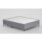 Cama Base Casal Poliester(1.38x1.88) Cinza