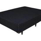 Cama Base Casal Poliester(1.38x1.88) Preto