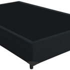 Cama Base Casal Suede 138 X 188cm - Genki Kenko Cinza