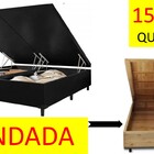 Cama Baú Bipartido Queen 1 58 X 1 98 4 Articulações Blindada