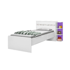 Cama Baú Cabeceira Com Tampo De Abrir Acomoda Colchão 0,88m X