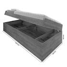 Cama Baú Camila Solteiro Naturale Framar