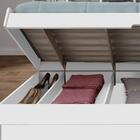Cama Baú Com Cama Auxiliar Larissa Framar Branco