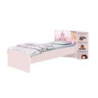 Cama Baú Infantil Liz Princesa Rosa