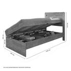 Cama Baú Larissa Solteiro Naturale Framar