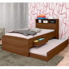 Cama Baú Ravena com Cama Auxiliar Premium – Imbuia