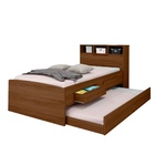 Cama Baú Ravena com Cama Auxiliar Premium – Imbuia