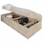 Cama Baú Solteiro Camila Amarula