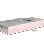 Cama Baú Solteiro Com Cama Auxiliar Liz Rosa