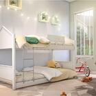 Cama Beliche Casa Branca Montessoriana