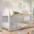 Cama Beliche Casa Branca Montessoriana