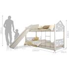 Cama Beliche Casa Montessoriana Com Escorregador