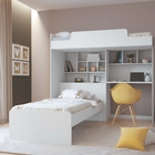 Cama Beliche Com Módulos Porto Branco