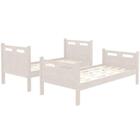 Cama Beliche Fenix Jaspe Versátil Branco