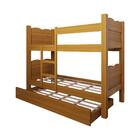 Cama Beliche Quarto Solteiro Madri Com Auxiliar E Colchões