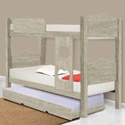 Cama Beliche Romeno Ártico Com Auxiliar E Colchões